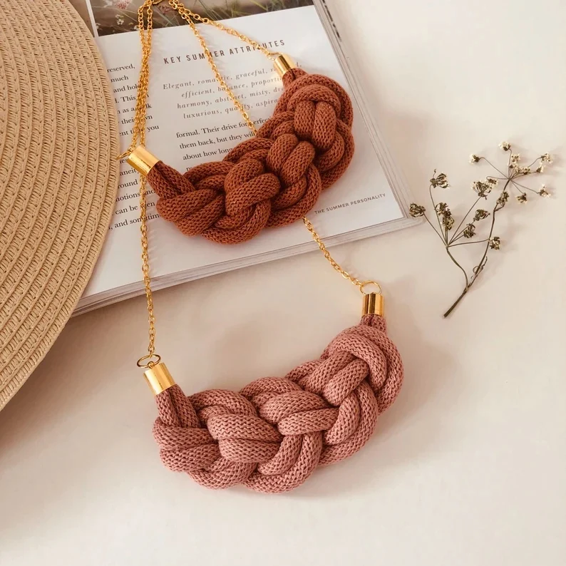 9mm x 10M Chunky Braided Cord  Pure Cotton Cord Thick Macrame Cord for Jewelry Making & Knot, Hand Knitting Cord 5