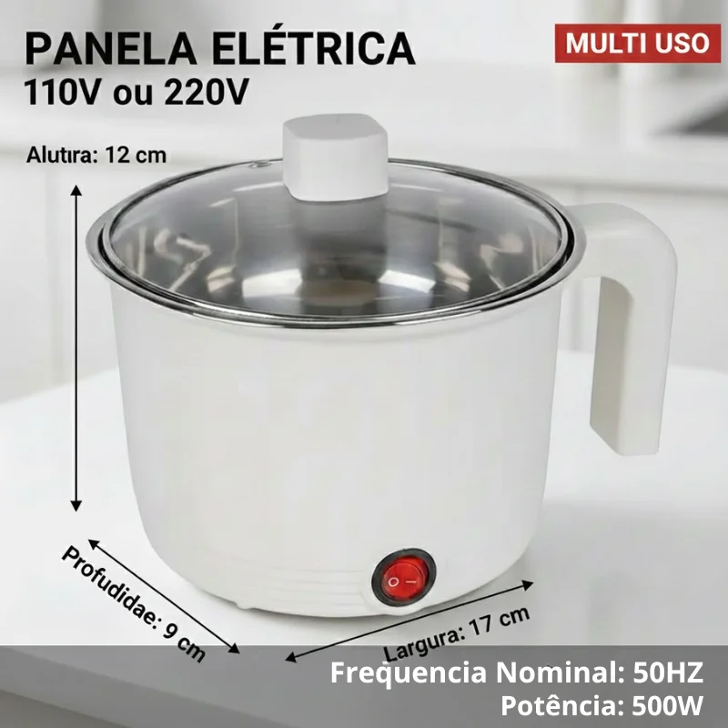 Panela elétrica multifuncional, utensílios de cozinha,1-2 pessoas, mini panela de arroz, 1 litro, antiaderente, macarrão ovos so 5