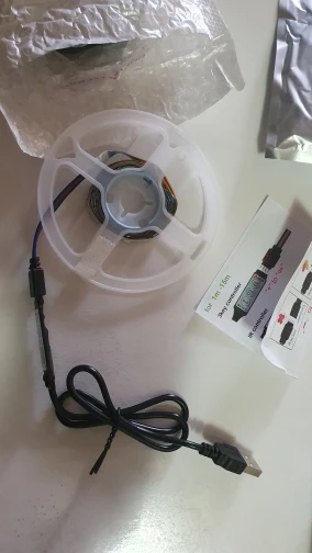 Led Strip Lights Music Sync Led Lights Room with APP Control, Flexible Ribbon Tape Lights for Home Party Decor TV Backlight photo review