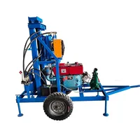 Hydraulic 22HP 25HP 35HP Diesel Type of Rotary Water Well Drilling Rig with Wholesale Price 1