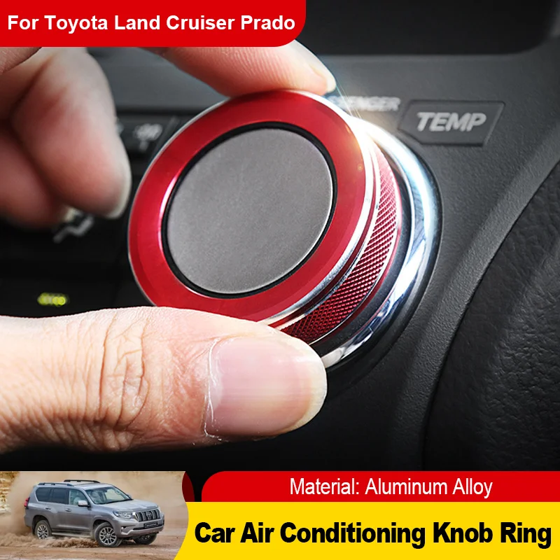 

for Toyota Land Cruiser Prado J150 Lexus GX 400 460 2022 2021 2010~2023 Air Conditioning Audio Ring Decorationcar Accessories