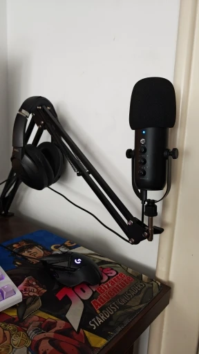 Professional USB Studio Cardioid Condenser Microphone for Streaming and Podcasting with Boom Arm