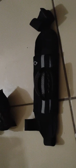 Pochete Esportiva cintura Preta porta celular garrafa utensílios para Corrida Preta photo review