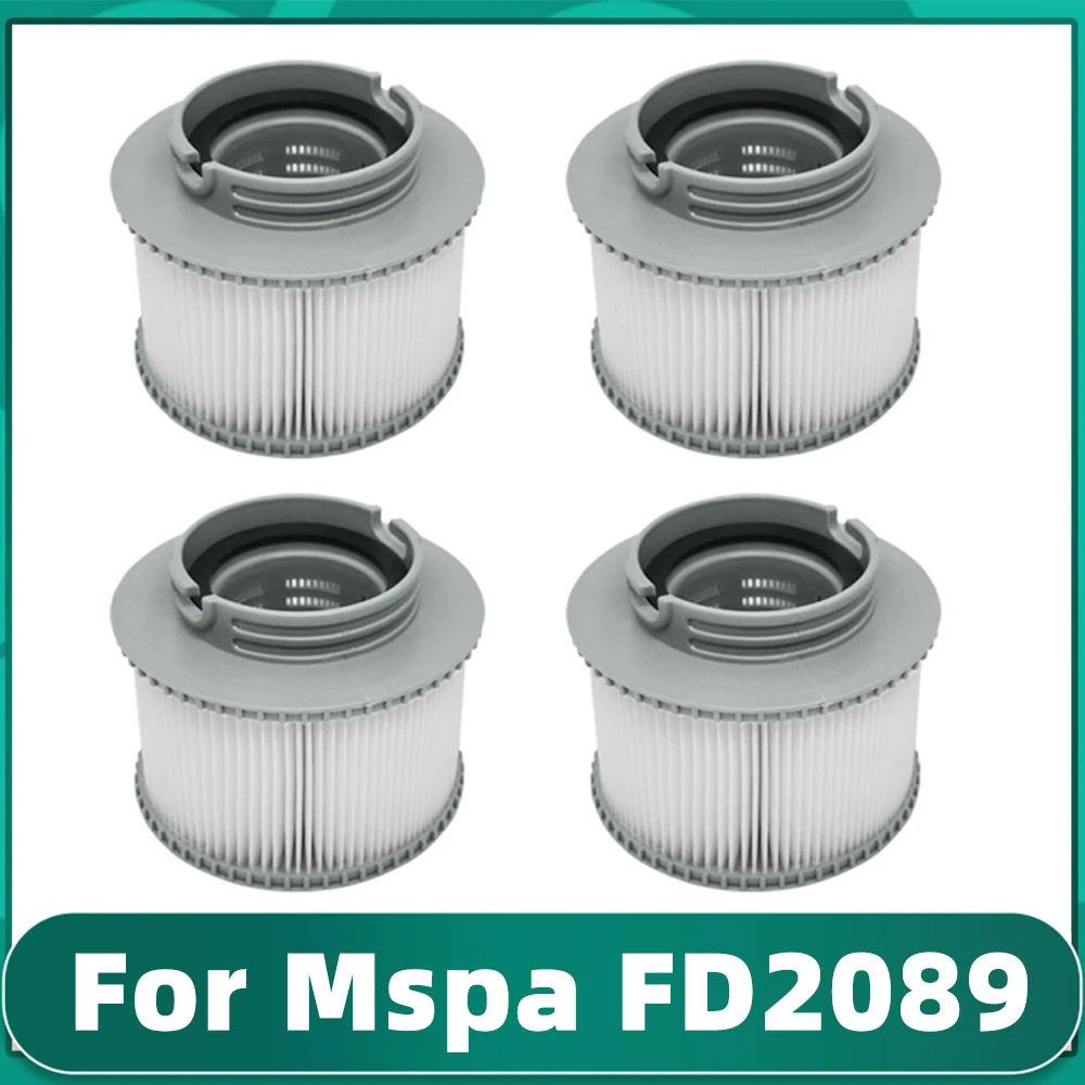 Mspa FD2089 Hot Tub for All Models Spa Swimming Pool Spare Parts Accessories Filter Cartridge and Base Pack Replacement