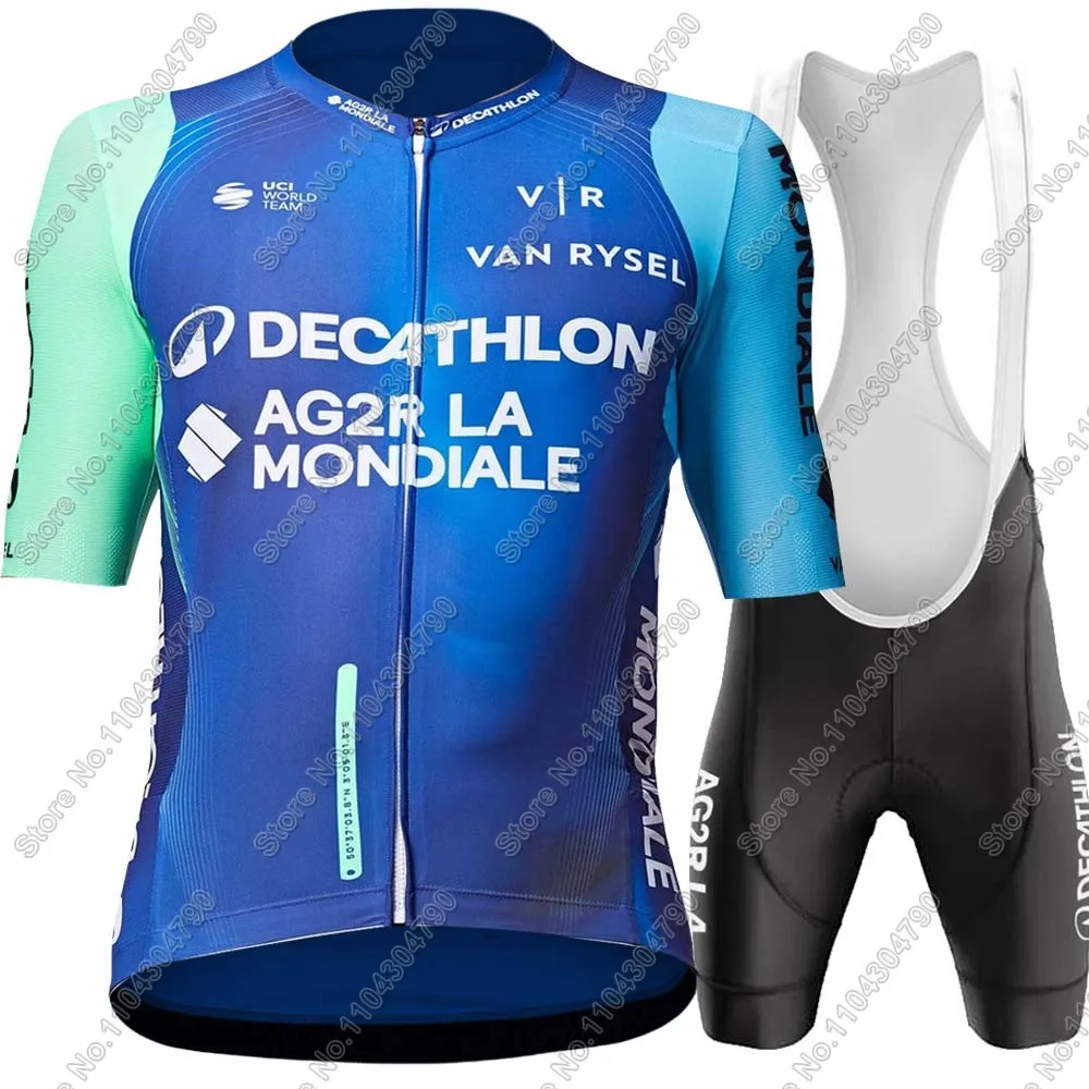 Ag2r Cycling Jersey Set Country Summer France