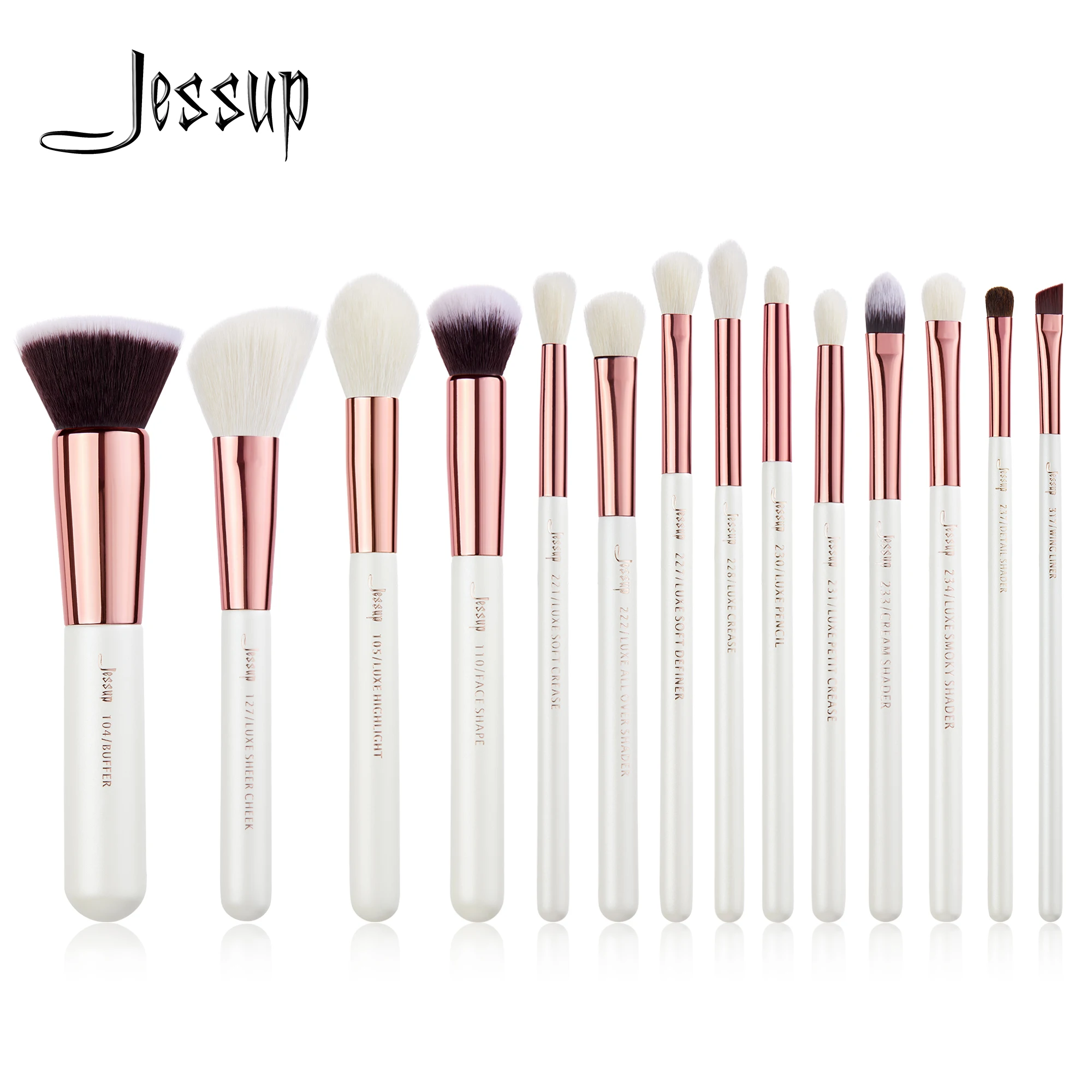 

Jessup Makeup Brush set Free Shipping, 3- 5pcs Makeup Brushes,Blending Foundation Eyeshadow Liner Powder Contour Highlight T228