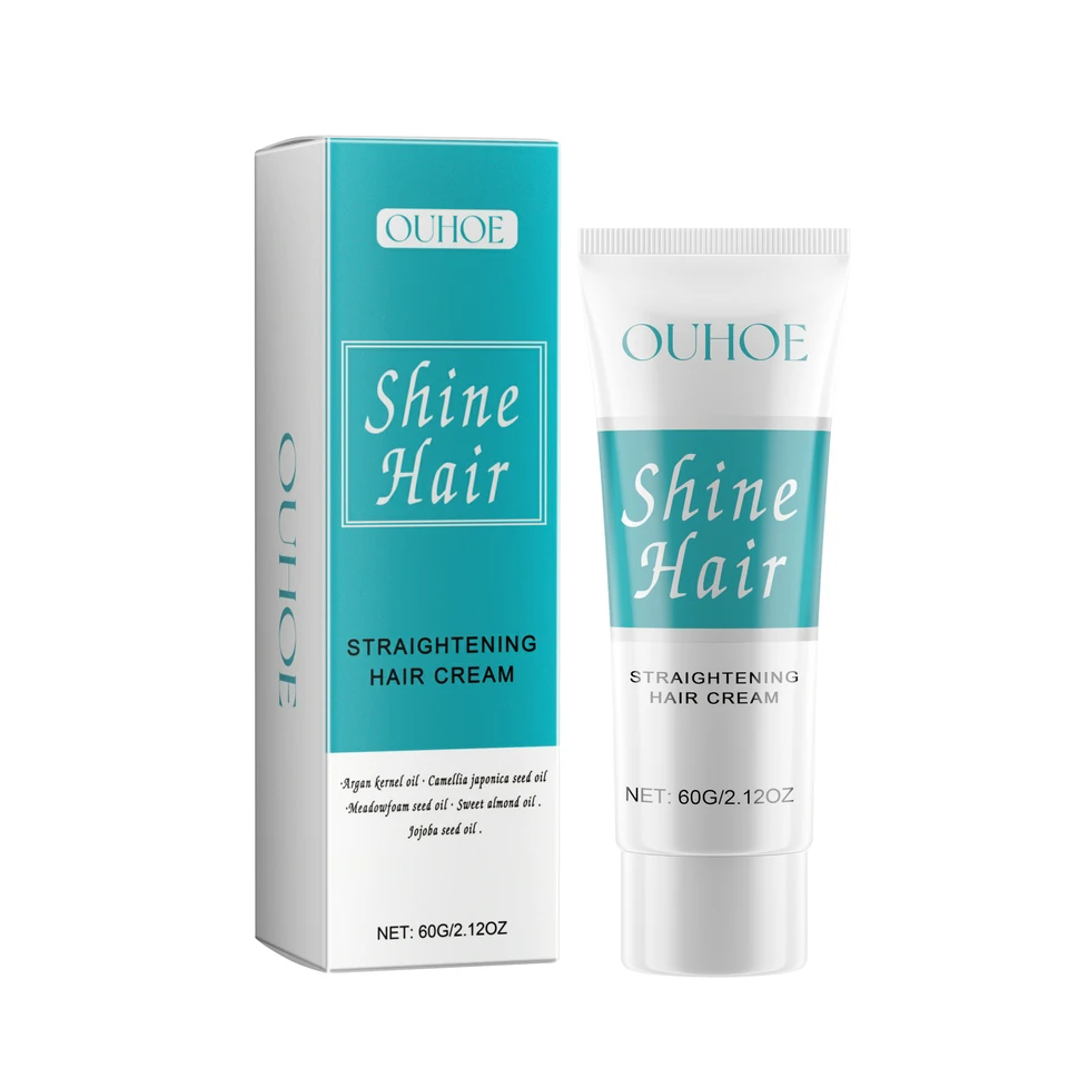 Keratin Hair Straightening Cream for Frizz Control