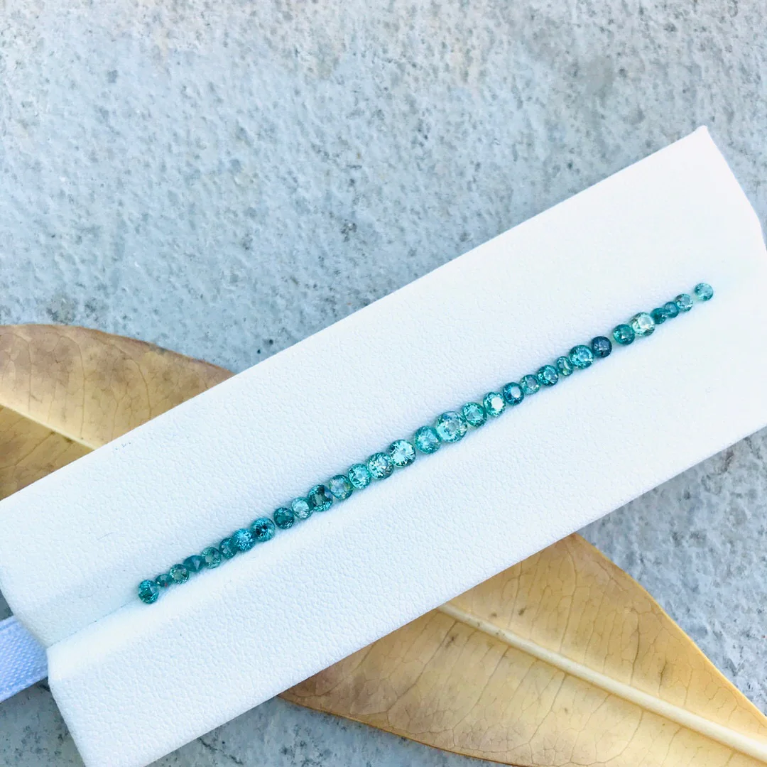Natural Alexandrite Blue-green to pink gemstone Sri Lanka 2-3.5mm Sidestone for setting jewelry WBH gems
