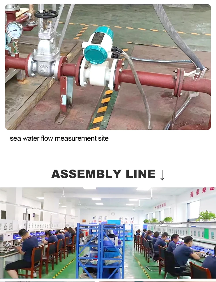 Intelligent Electromagnetic Flowmeter Sewage Sensor Cement Slurry Wastewater Liq