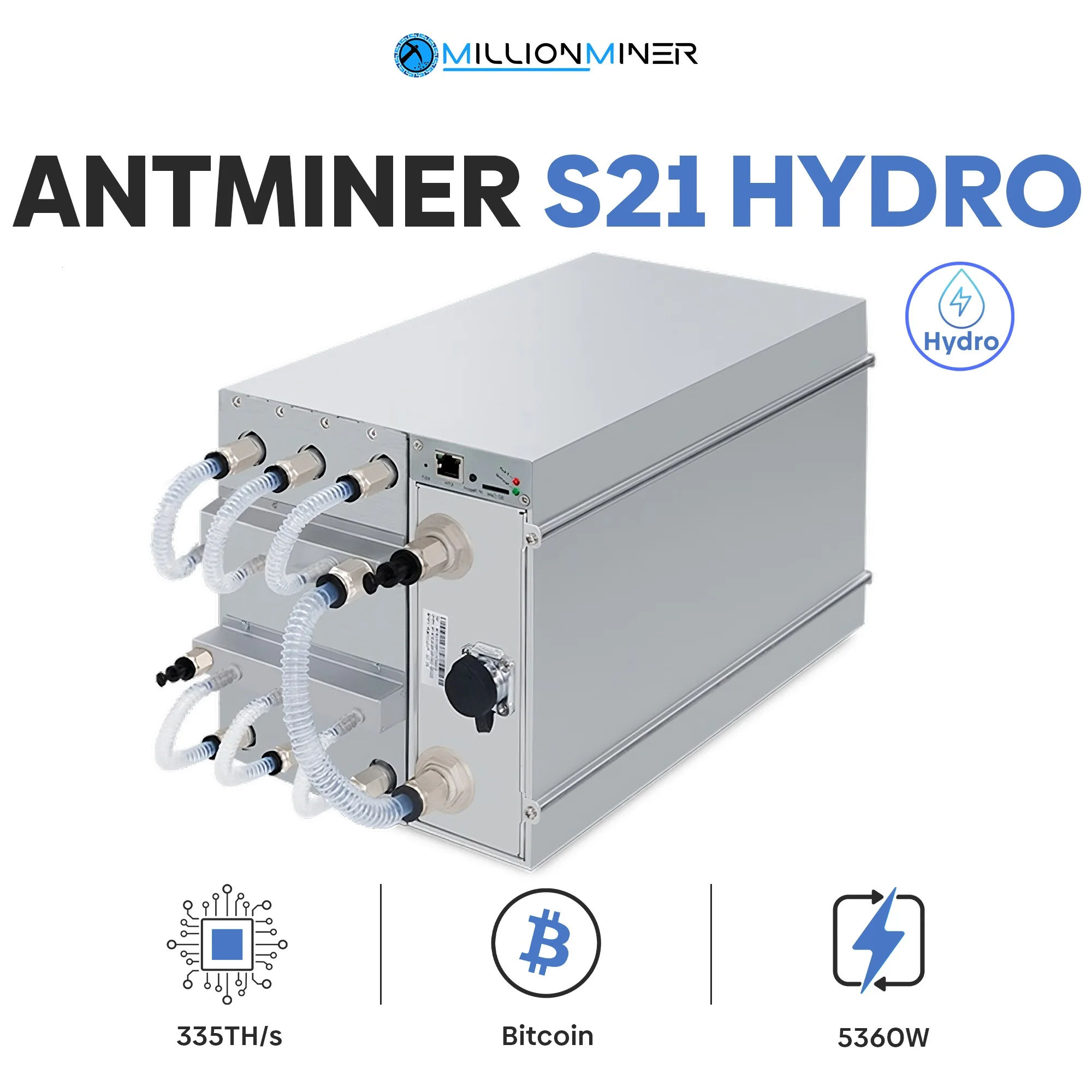 

Новинка, Bitmain Antminer S21 Hydro 335TH/s 5360 Вт