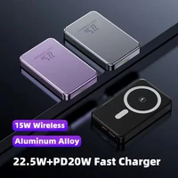 M&W 22.5W 5000mAh Ultra-thin Magnetic Power Bank for iPhone 15 14 13 12 Pro Max Xiaomi Samsung 1