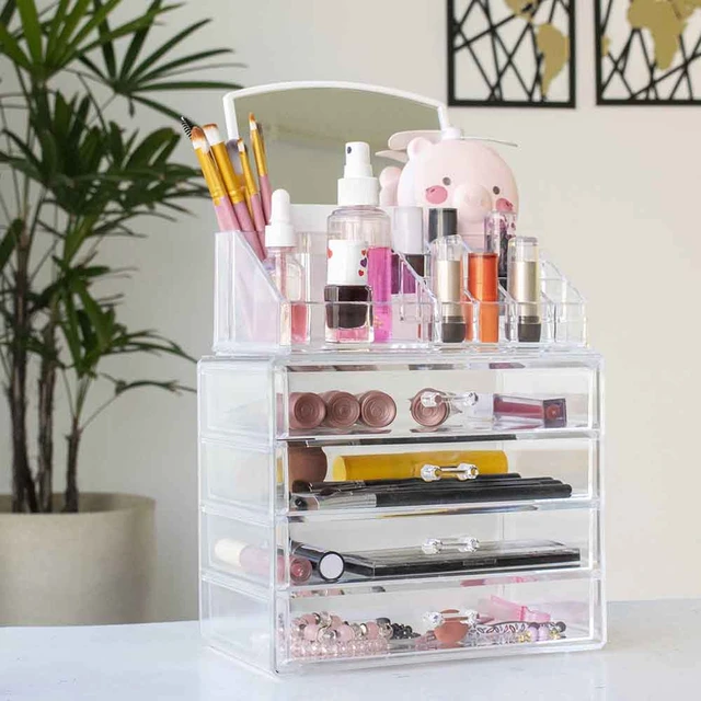 Organizador Para Maquillaje Y Accesorios Acrílico 8 Cajones