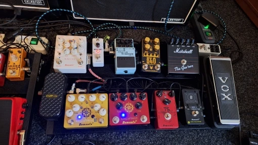 ギター Demonfx king Of Drive II Demonfx King of Drive DUAL DRIV BOOST DIST/ON Pedal 4 DIP