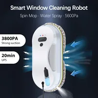 Robot Nettoyeur de Vitres Automatique à Pulvérisation d'Eau, Télécommandé, Électrique, pour Maison 4