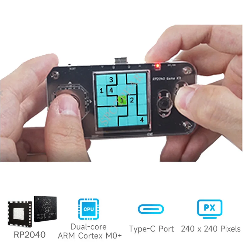     ŰƮ, 1.54 ġ LCD ÷ ȭ , RP2040