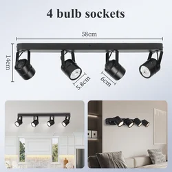 Versatile Dimmable GU10 LED Ceiling Spotlight (Cold White)