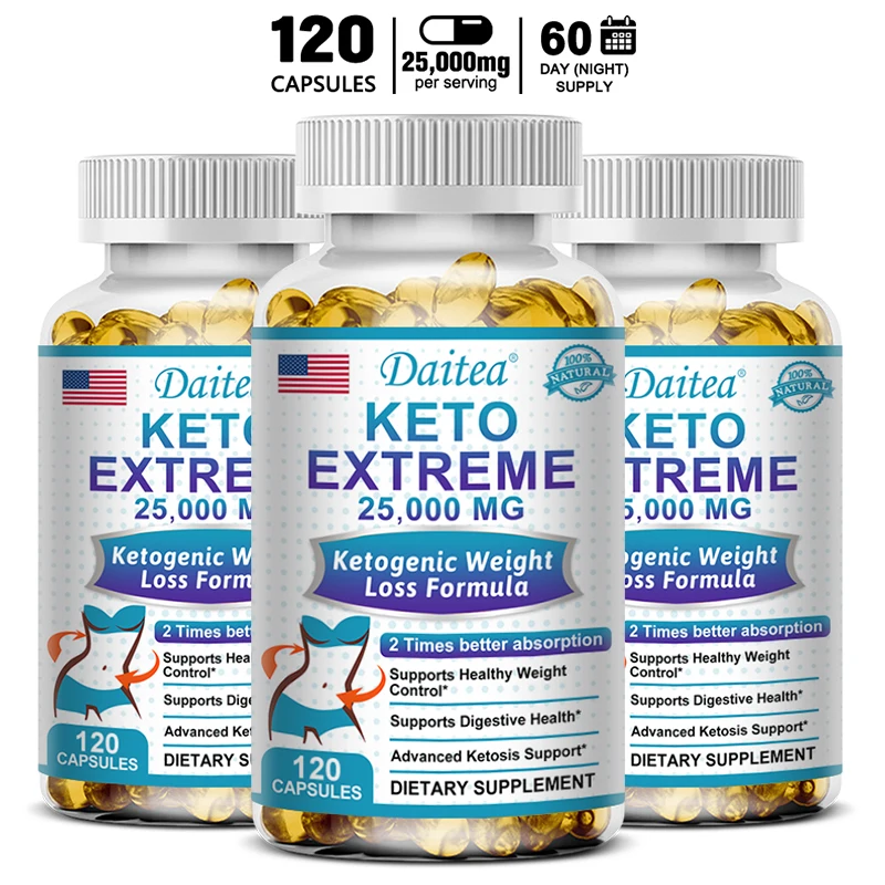 Daitea Keto Supplement bottle - view 2