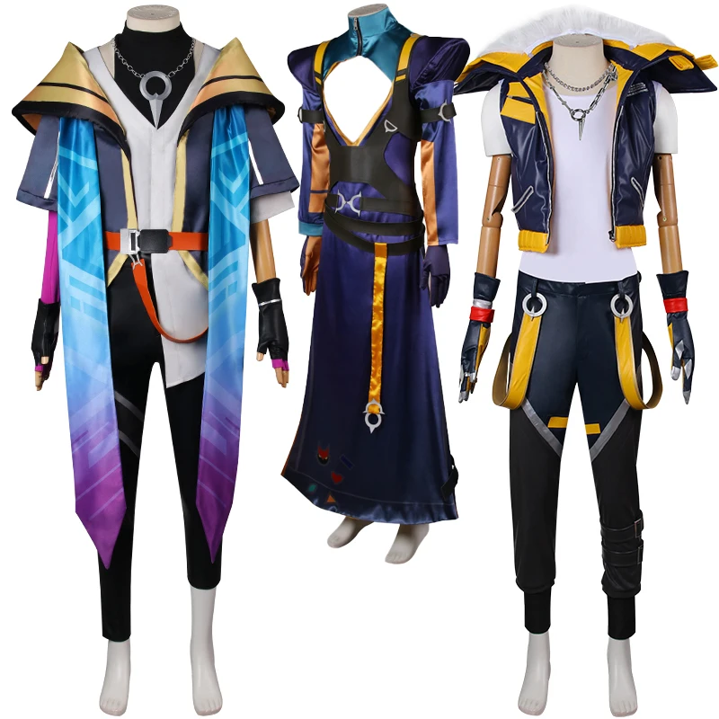 

Custom Size Made LOL Alune/Aphelios/Yone/Ezreal/Kayn/K'Sante/Sett Cospaly Costume Anime Outfits Halloween Uniform Big Size Suits