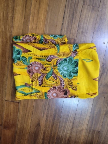 Casual Summer Print Loose Fit O-Neck Dress photo review