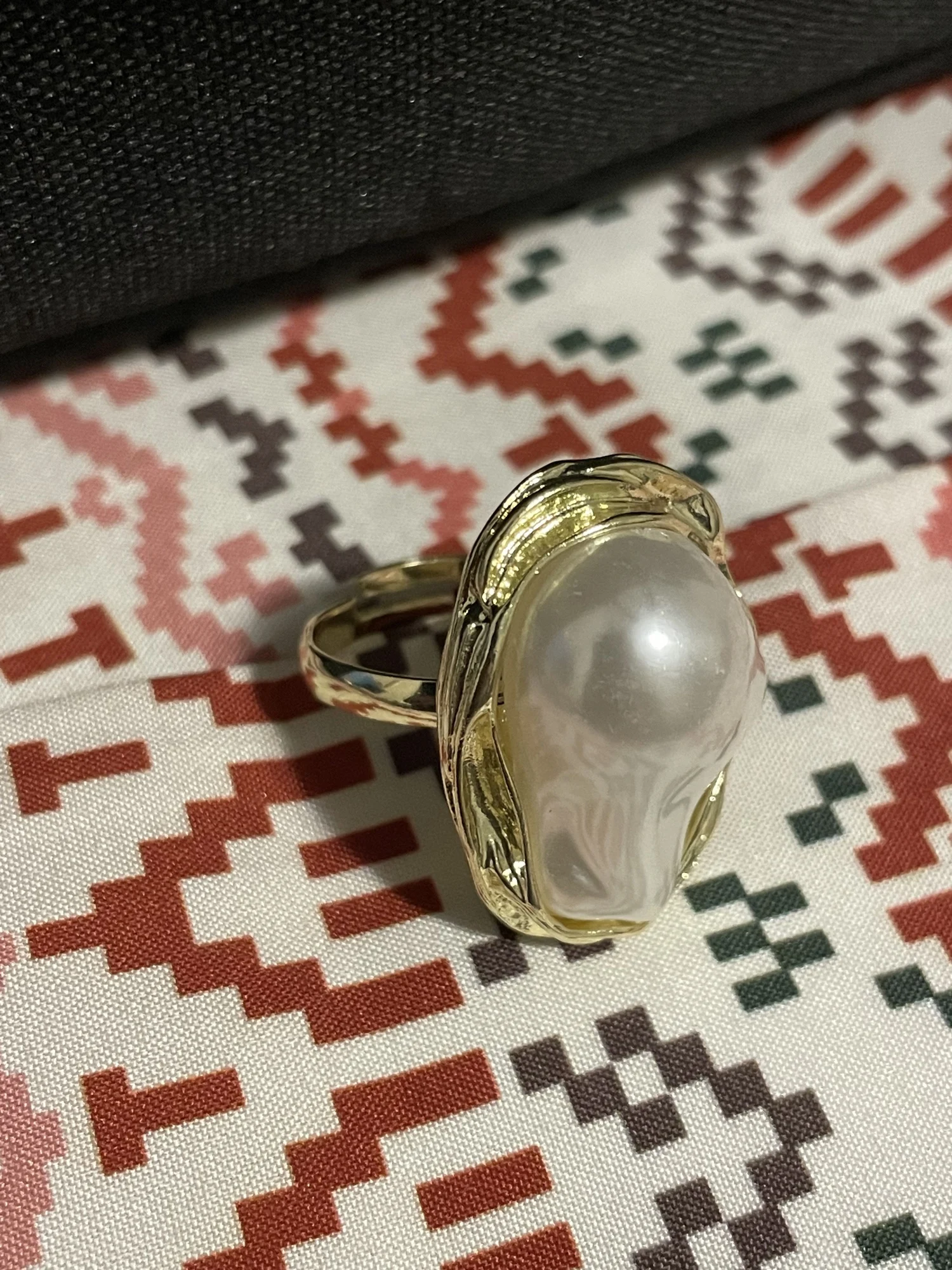 Adjustable Colorful Drip Glaze Ring photo review