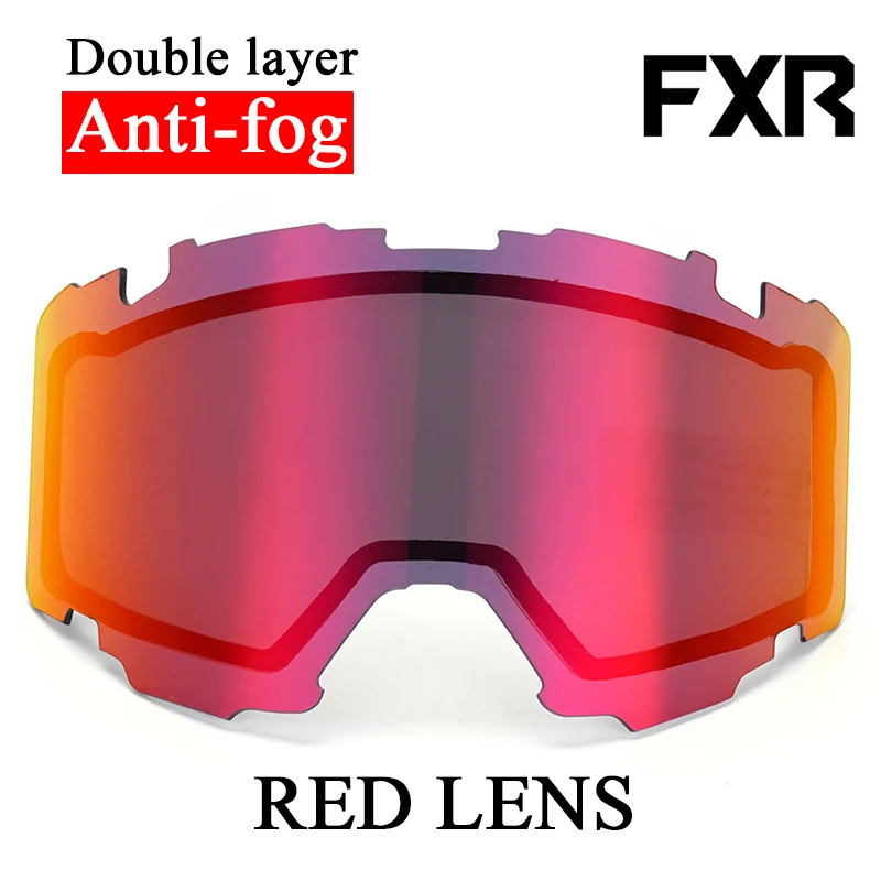 FXR Goggles Motocross Helmet Goggles Double Layers Anti-fog Lens Suit For FXR Goggles Only Lens without Goggles 2