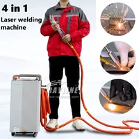 1500W Portable Mini Laser Welding Machine 4 In 1 Welder Cleaner Welding Cutting Cleaning for Stainless Steel Metal LASER MACHIN 1