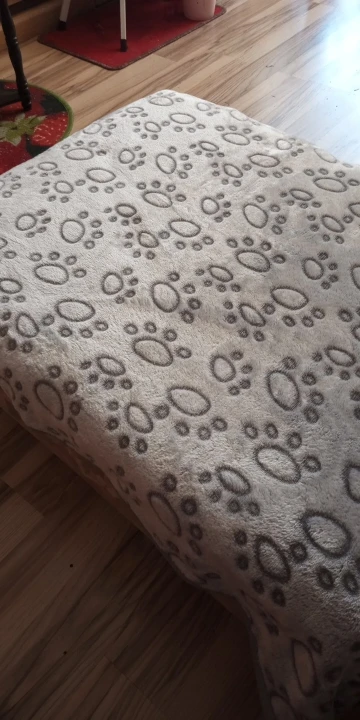 Couverture moelleuse pour chien et chat – Douce, chaude, motif mignon, lavable et confortable photo review