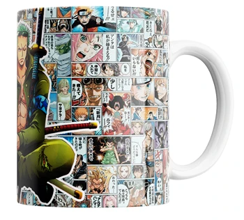 Кружка ВАН ПИС Ророноа Зоро/ONE PIECE Zoro Roronoa/Аниме/Anime/принт/КР160228/330 мл