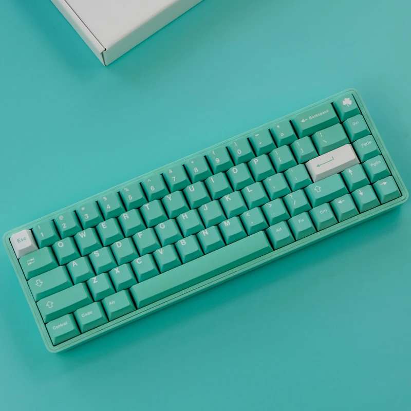 tiffany cherry perfil pbt tintura sublimação teclado mecânico para mx switch