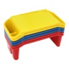 6 Pcs Kids Lap Desk Tray, Rectangular Lap Desks,Lap Desk Tray Rounded Corners Anti-slip Bottom for Writing Eating Game Classroom 1