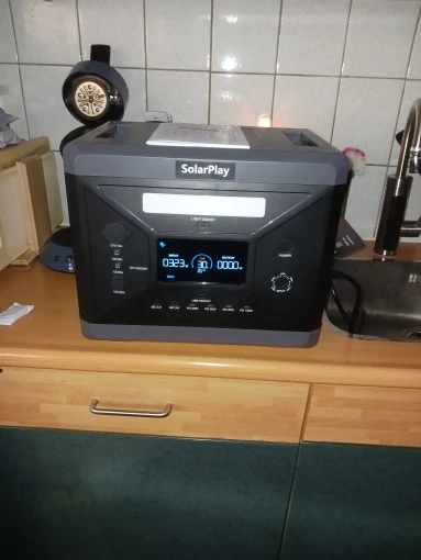 SOLARPLAY Q2501 Portable Power Station 2160WH LiFePO4 Battery with 2400W (4800W Peak) AC Output Solar Generator for Garden Party photo review