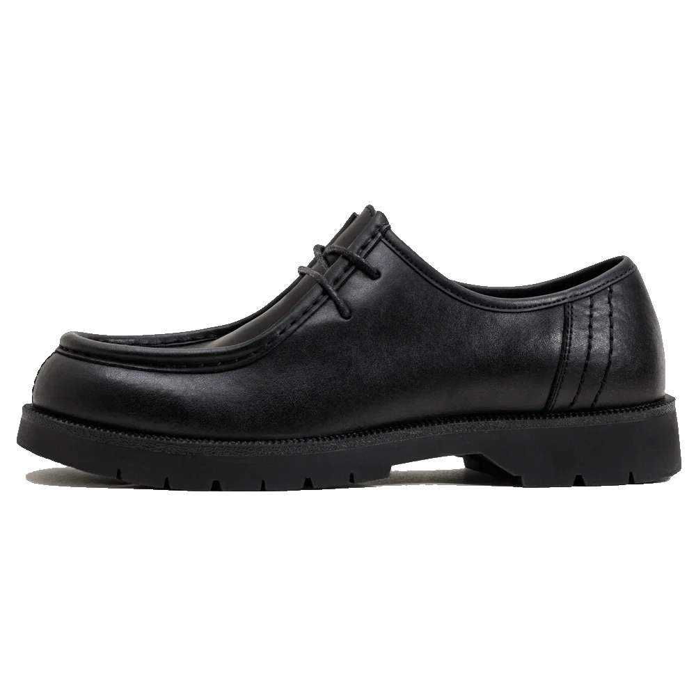 Leather Shoes Maden Men's Vintage Derby Shoes Leather Lace-Up Loafers Round Toe British Style Office Low-top Business