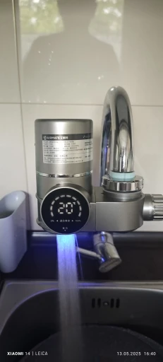 New Youpin Water-power Sterilization Faucet Water Purifier Ultraviolet Deep Sterilization 8-stage Fine Filtration Heating Faucet photo review