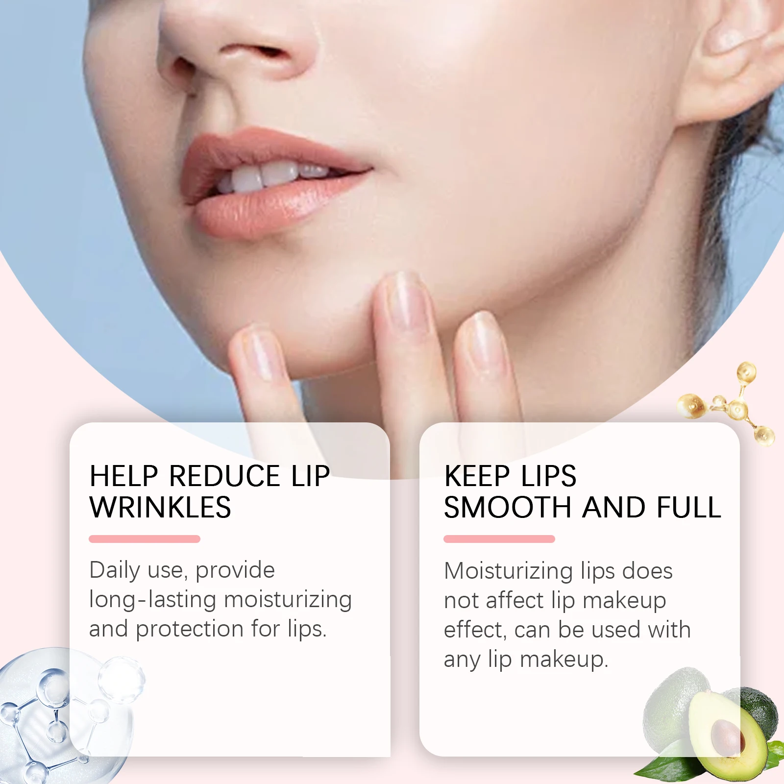 EELHOPE Nourishing Lip Cream Moisturizing Prevent Dryness and Peeling Remove Lip Lines Restore Smoothness Softening Lip Cream
