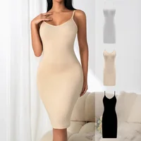 Slimming Sheath Woman Seamless One-piece Tight Dress Women Body Sexy Shapewear Abdomen Corset Tummy Control Slips Full Shaper