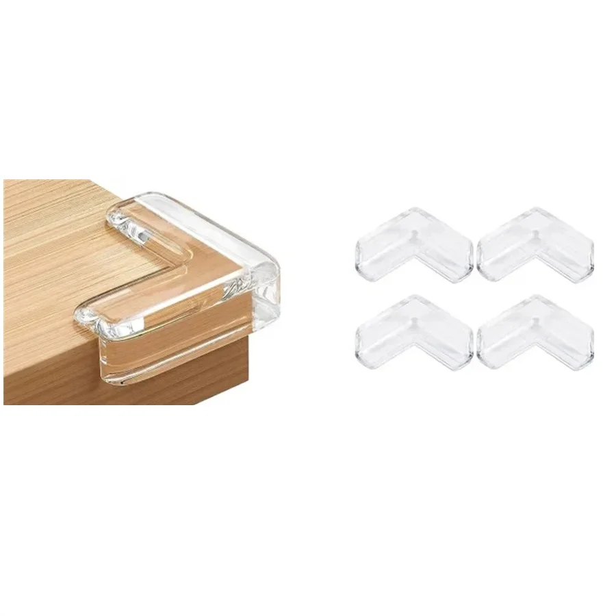 4/10/16pcs Baby Safety Corner Silicone Protector Table Soft Transparent Children Anti Collision Corner Edge Protection Guards