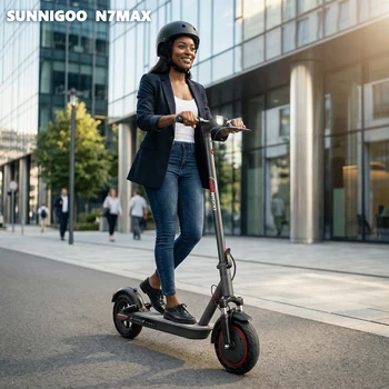 SUNNIGO N7MAX Scooter elettrico 500W Motore 36v12.5ah 35KM/H Velocità massima Pendolarismo a lungo raggio con assorbimento degli urti APP Escooter