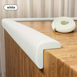 Durable Rubber Corner Protector - Scratch Prevention & Furniture Stabilization, Easy Installation (White)