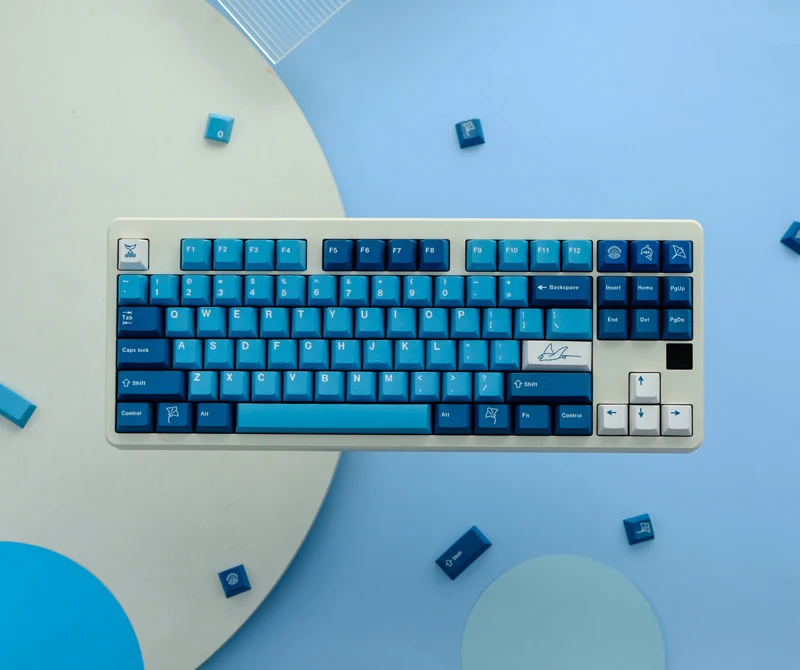 pbt tintura sublimação teclado mecânico para mx switch com 1.75u 2u shift