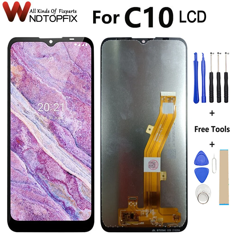 

ЖК-дисплей 6,52 дюйма для Nokia C10, сенсорный экран с дигитайзером в сборе, сменные детали, ЖК-дисплей C21 для Nokia C20, ЖК-экран с инструментами