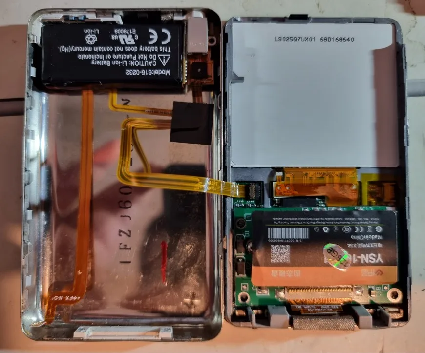 Ipod Classic Upgrade Kit SSD 128gb Included Parts 5th 6th 7th Gen