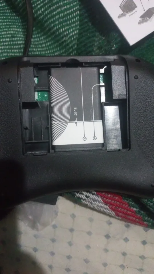 i8 Wireless Air Mouse Keyboard with Multicolor Backlight photo review