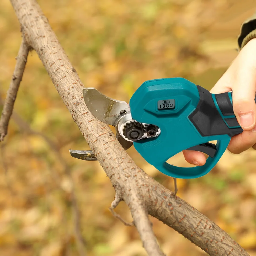 Bürstenlose elektrische Gartenschere, Gartengerät, kabellose elektrische Gartenschere mit LED-Anzeige für Makita 18 V Akku – Detail 7
