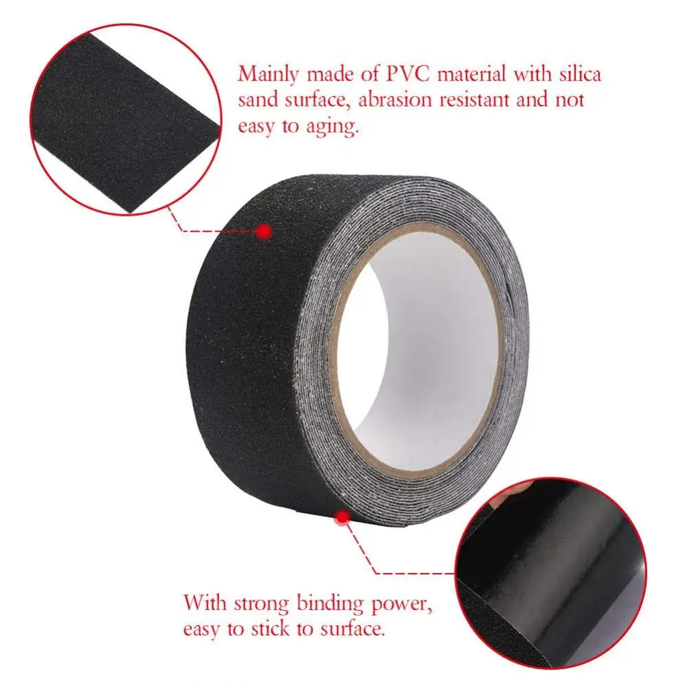Anti Slip Tape Non-Slip Stair Treads Strip for Decoration and Warning-Tread for Stairs, Steps, Indoor, Outdoor