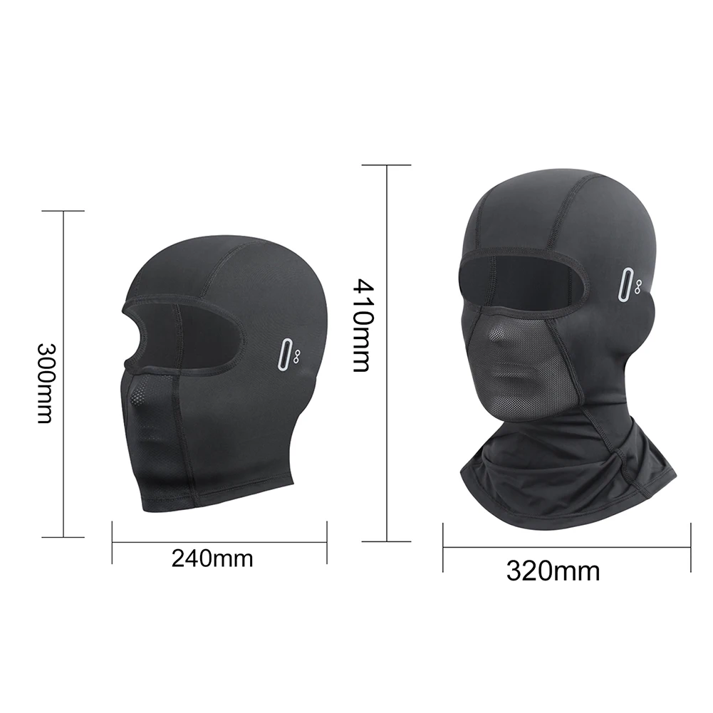 Motorcycle Balaclava Summer Cooling Mask Men Sun UV Protection Outdoor Fishing Cycling Breathable Quick-Drying Full Face Mask