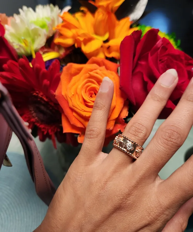 Single Row Zircon Sky Star Ring photo review