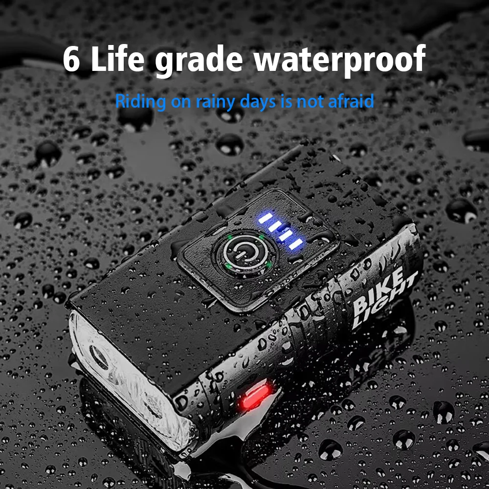 1000LM Bike Light Headlight T6 Bicycle Flashlight LED USB Rechargeable Torch Aluminum Alloy Cycling High Beam Low Accessories 10