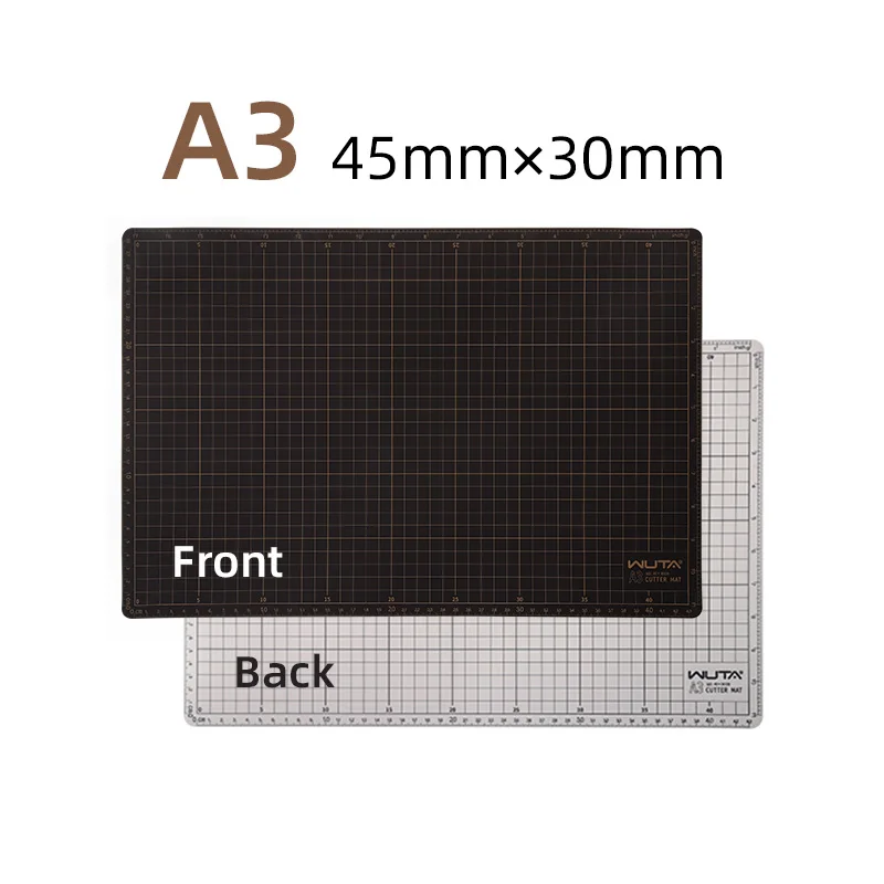 WUTA Premium Self-Healing Fabric and Leather Cutting Mat - Double-Sided Craft Tool Set
