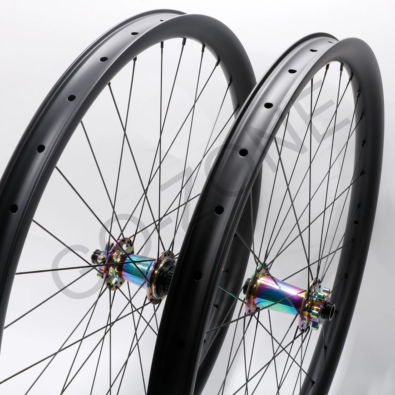 29er Carbon MTB Wheels UCI Approved Tubeless Thru Axle Quick