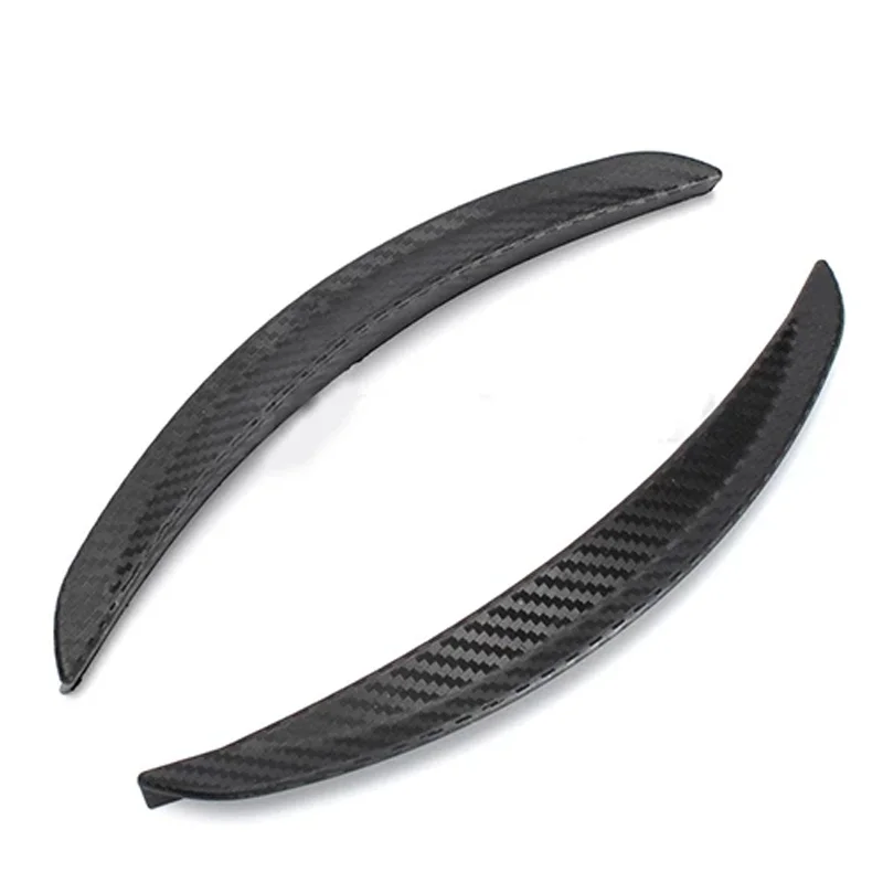 Carbon Fiber Rubber Car Wheel Eyebrow Universal Protector Trim Fender Flare Extension Arches Mud Flap Splash Guards Car Mud Flaps Fender Flares Car Mudguard Car Wheel Fenders